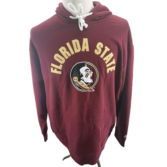 Champion Other - Champion FSU Florida State Seminoles Embroidered Mens Hoodie Sweatshirt XL‎ NEW